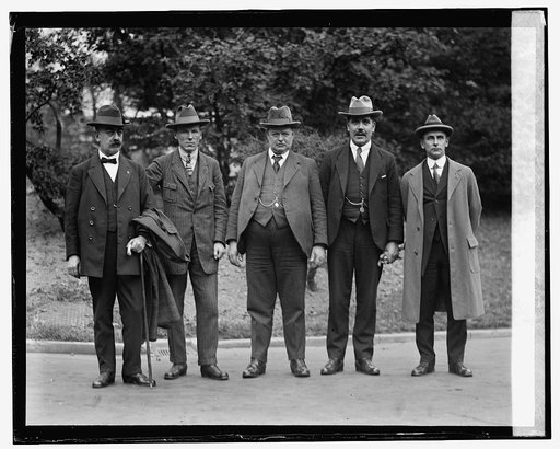 Labor Leaders from England and Germany at W.H., [11/13/24