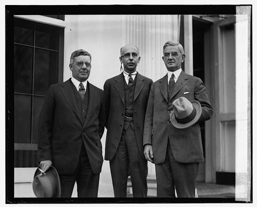 Harry Young, Henry C. Dawes and James B. McDougal at W.H., 11/12/24
