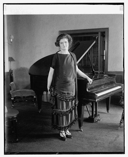Mlle. Violette Chantal, French pianist
