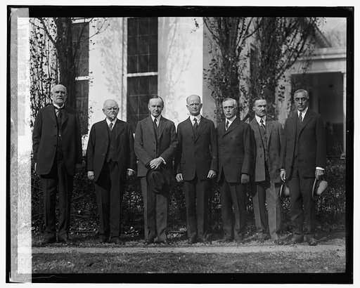 Pres. Coolidge with Supt. & Alumni of Va. M.I., [11/12/24