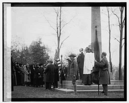 Services at Peace Cross on Armistice Day