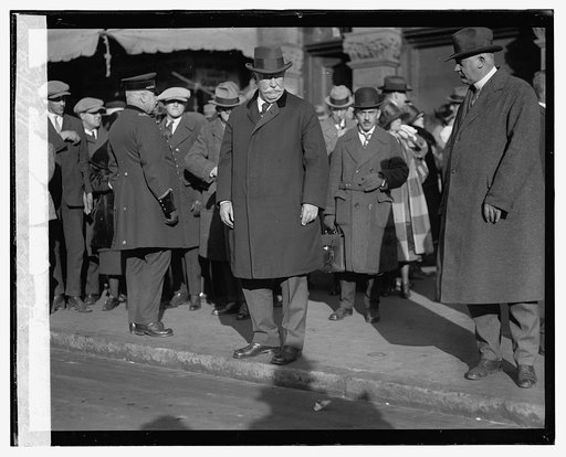 Wm. H. Taft at funeral of Gus J. Karger, 11/17/24