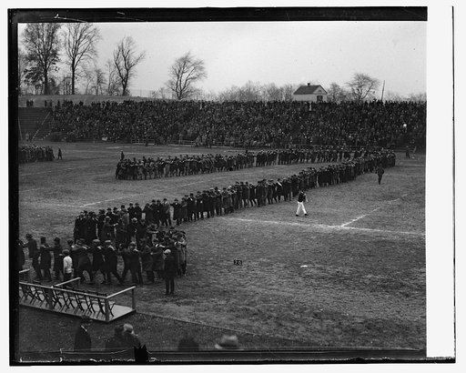 Snake dance at C.U. vs. Geo. Wash. game, 11/27/24