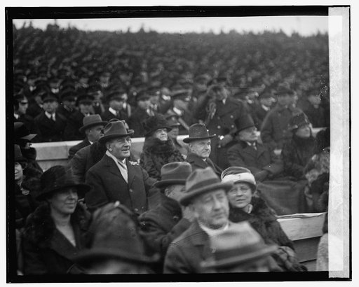 Sec. Wilbur & Pres. Coolidge at Army-Navy game, [11/29/24