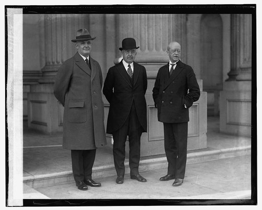 Senators Rice W. Means, Wm. M. Butler, Jesse H. Metcalf, 12/1/24