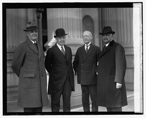 Senators Rice W. Means, Wm. M. Butler, Jesse H. Metcalf, & Sen. Curtis, 12/1/24