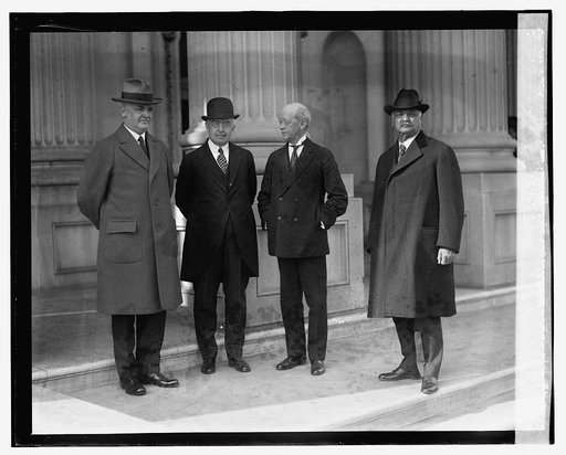 Senators Rice W. Means, Wm. M. Butler, Jesse H. Metcalf, & Chas. Curtis, 12/1/24