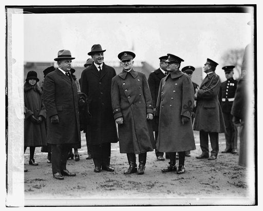 Sec. Wilbur at game between Scout Fleet and Fort Benning, 11/22/24