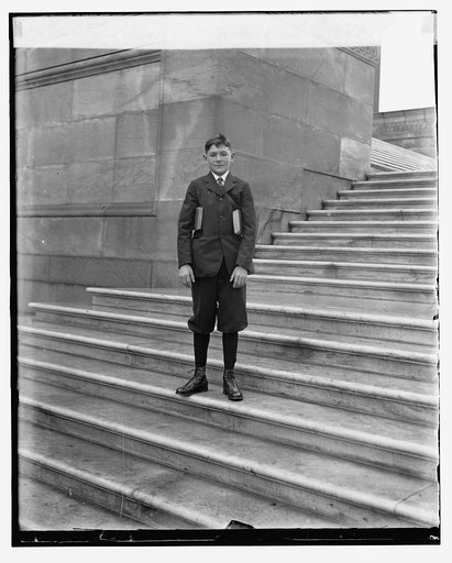 Samuel Cletus Slemp, Nephew of C.B. (Senate page), 12/8/24