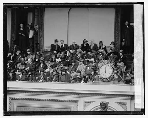 Mrs. Woodrow Wilson & Miss Margaret Wilson at memorial services