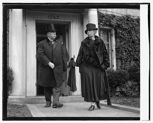 Wm. Howard Taft & wife at Pitney funeral, 12/11/24