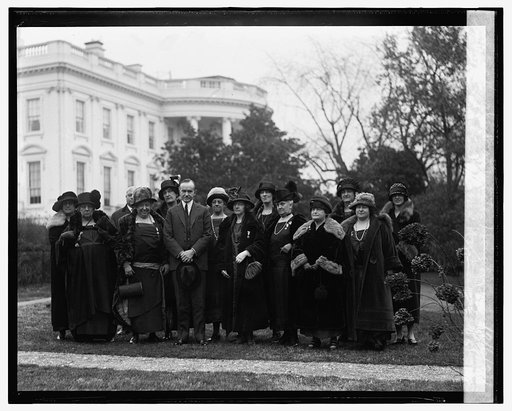 Com. from New York Womens Republican club at White House, 12/6/25