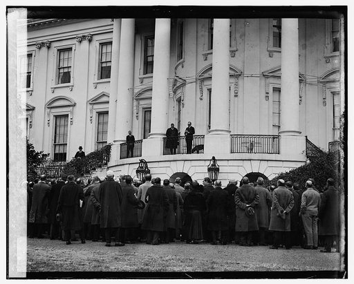 Coolidge addressing Convention of Traffic Men at W.H., 12/16/24
