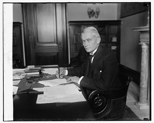 Senator Hiram Bingham of Conn. in office, [1/9/25