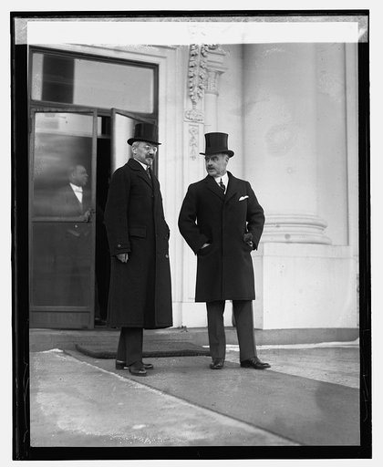 Dr. Otto Wiedfeldt presents letters of recall (J.B. Wright), [1/31/25