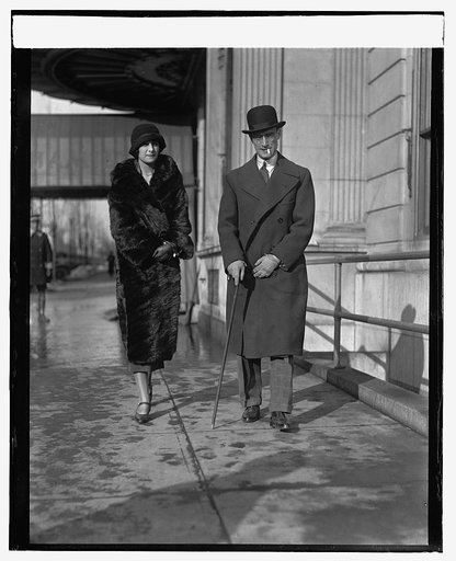 Mr. & Mrs. Luciano Mascia (Md. Ass't. Sec. of Italian Embassy), 1/13/25