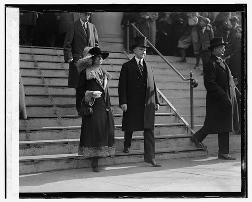 Pres. & Mrs. Coolidge at Central Pres. church, 1/25/25