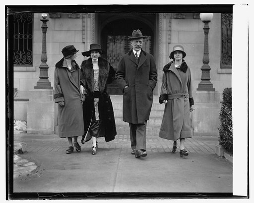 Ambassador Daeschner with wife and daughters, [1/26/25