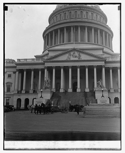 Lumber at Capitol for Inaugural stands, 2/2/25