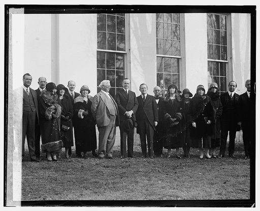 Texas delegation at W.H. to invite Coolidge to West Texas C. of C. meeting, [2/4/25
