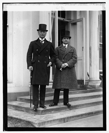 Dr. Ante Tresich Parrchich and Zlacke Baklekovich, Serbian violinist at W.H., 2/6/25