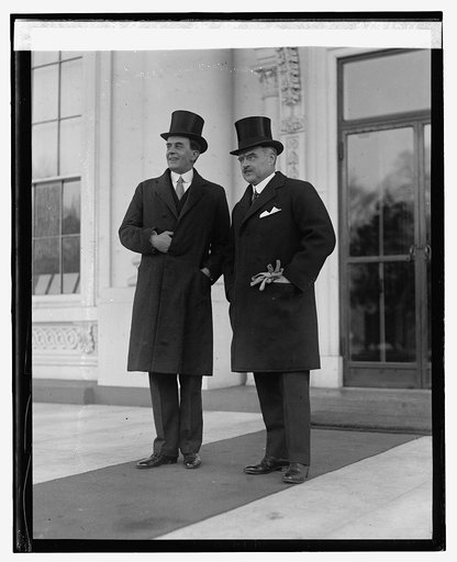 Prince Don Gelasio Caetani and J.B. Wright at W.H., 2/3/25