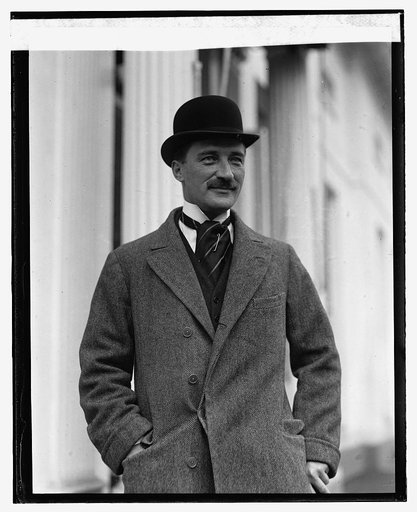 Brig. Gen. E.L. Speare of Great Britain at White House 2/6/25