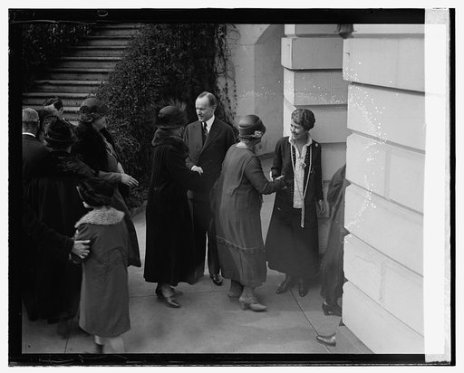 Reps. of 16 Natl. Womens Patriotic groups at W.H. 2/23/25