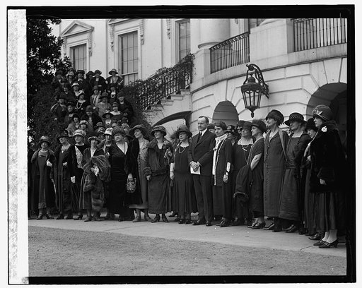 Reps. of 16 Natl. Womens Patriotic groups at W.H. 2/23/25