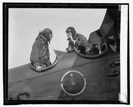 Rep. P.B. O' Sullivan & Gen. Mitchell at Bolling field, [2/20/25