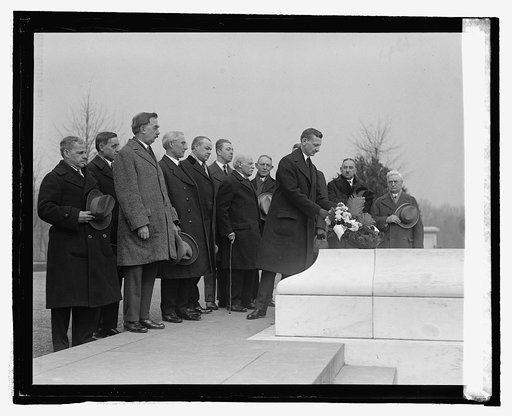 Wm. M. Coffine and Sons of Veterans at Tomb of Un. Soldier, 2/16/25