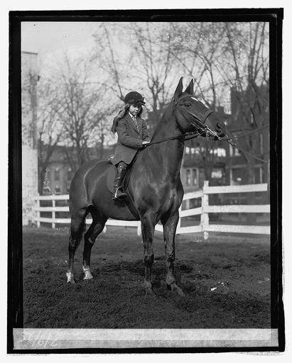 Helen Buchanan, young Wash. horsewoman, 2/9/25