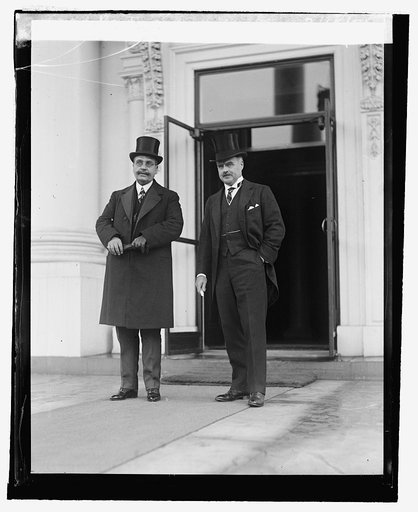 Hannibal Price, Minister from Haiti, and J.B. Wright, 2/10/25