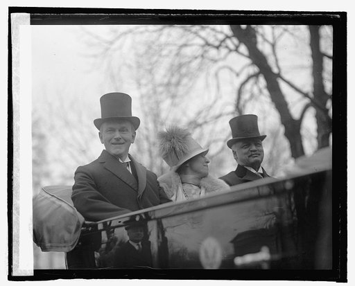 Pres. Coolidge, Mrs. C., & Curtis