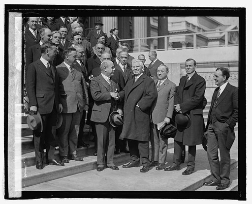 Rep. Madden congratulating Rep. Longworth, [2/28/25