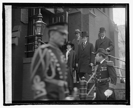 Pres. & Mrs. Coolidge attend services to late Pres. Ebert of Germany, 3/6/25