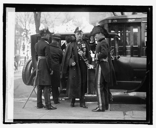 Sir Howard at service to late Pres. Ebert of Germany, 3/6/25