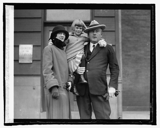 Ambassador Ago von Maltzahn with wife & daughter Edith, 3/10/25