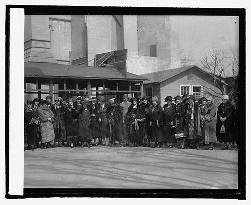 Woman's Democratic Natl. Club at Wilsons tomb