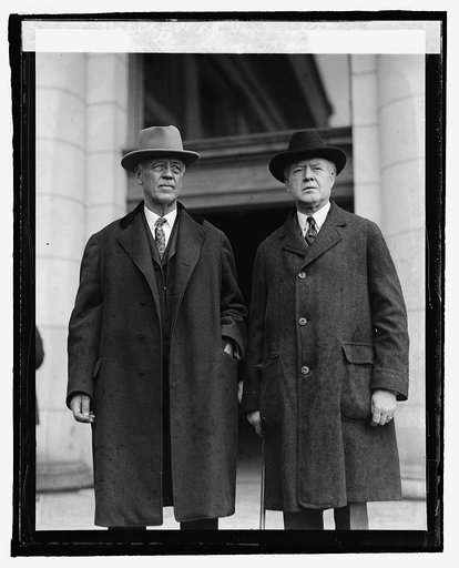 Attny. Gen. J.G. Sargent and Rush Holland at Union Station, [3/18/25