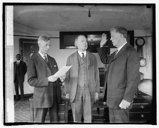 Swearing in Attny. Gen. J.G. Sargent, 3/1/25