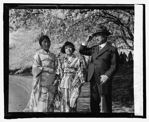 Amb. Matsudaira with daughters, 3/28/25