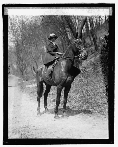 Countess della Porta in Rock Creek Park, 4/9/25