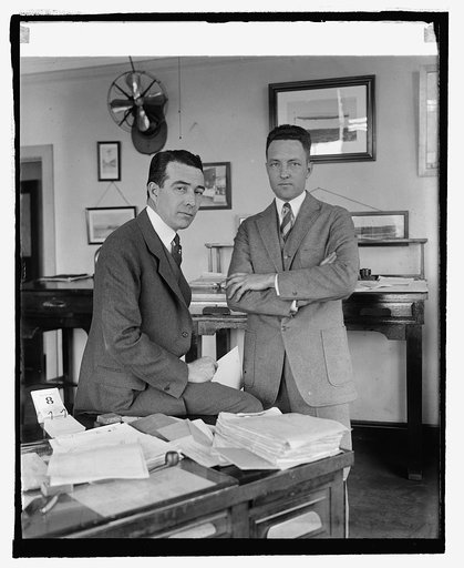 Lt. Com. E.F. McDonald & Lt. Comdr. R.E. Byrd, 4/8/25