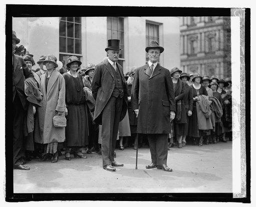 Sir Howard & J.L. Hughes of Toronto with Canadian teachers, 4/14/25