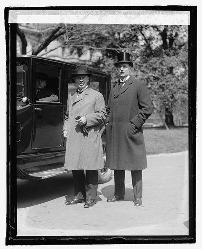 Gen. Herman Wrangel & A.P. Wallenberg at W.H., 4/22/25
