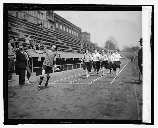 Geo. Wash. inter class track meet at Central, 4/18/25