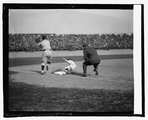 Goslen safe at 3rd after his triple, 4/22/25