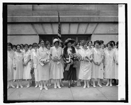 Mrs. Anthony Wayne Cook with D.A.R. pages, 4/20/25