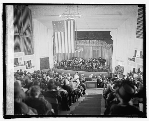 Opening of D.A.R. Congress, 4/20/25